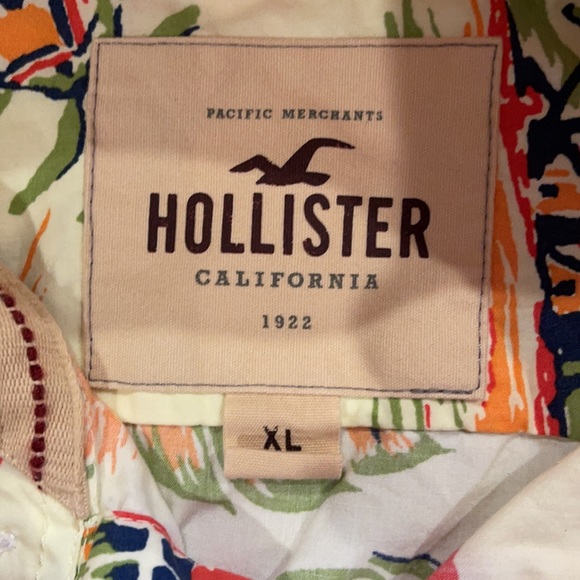 Mens Hollister Hawaiian button up XL - Picture 3 of 3